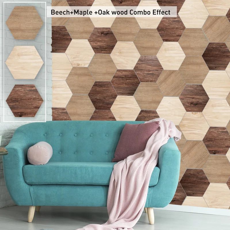 10Pcs/Set Hexagon Imitation Wood Grain DIY Mosaic Tile Sticker Creative PVC Removable Non-slip Wall Sticker for Bathroom Kitchen
10Pcs/Set Hexagon Imitation Wood Grain DIY Mosaic Tile Sticker Creative PVC Removable Non-slip Wall Sticker for Bathroom Kitchen