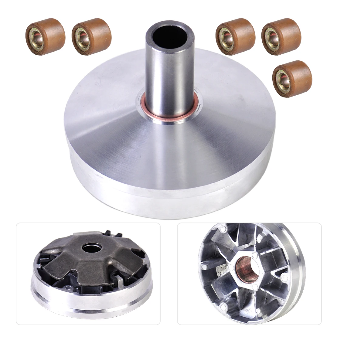 DWCX High Performance Variator Roller Clutch Weights Kit for Chinese Scooters ATV with 50cc 4 Stroke GY6 Based QMB139 engines
DWCX High Performance Variator Roller Clutch Weights Kit for Chinese Scooters ATV with 50cc 4 Stroke GY6 Based QMB139 engines