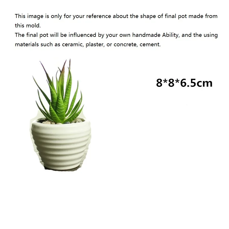 Concrete Mold Silicone Material for Succulent Plants Handmade Cement Ceramic Flower Pot Mould
Concrete Mold Silicone Material for Succulent Plants Handmade Cement Ceramic Flower Pot Mould