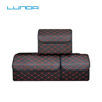 LUNDA Car Trunk Box Folding Car Trunk Storage Organizer PU Leather High Capacity Stowing Tidying Interior Accessories 3 Size
LUNDA Car Trunk Box Folding Car Trunk Storage Organizer PU Leather High Capacity Stowing Tidying Interior Accessories 3 Size