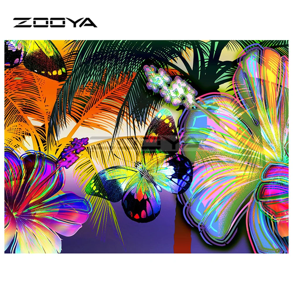 ZOOYA 5D DIY Diamond Embroidery Colored Butterfly Flower Tree Diamond Painting Cross Stitch Square Drill Mosaic Decoration BK379
ZOOYA 5D DIY Diamond Embroidery Colored Butterfly Flower Tree Diamond Painting Cross Stitch Square Drill Mosaic Decoration BK379