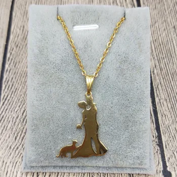 New Family Necklace Stainless Steel Lovers Couple Kiss Pendant Necklace Cat Necklace Figure Jewellery
New Family Necklace Stainless Steel Lovers Couple Kiss Pendant Necklace Cat Necklace Figure Jewellery