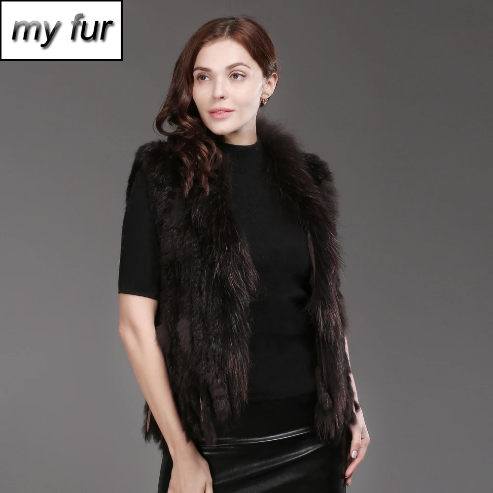 New Hot Women Genuine Real Rabbit Fur Vest Spring Autumn Lady Knitted Tassel With Natural Raccoon Fur Collar Rabbit Fur Gilet
New Hot Women Genuine Real Rabbit Fur Vest Spring Autumn Lady Knitted Tassel With Natural Raccoon Fur Collar Rabbit Fur Gilet