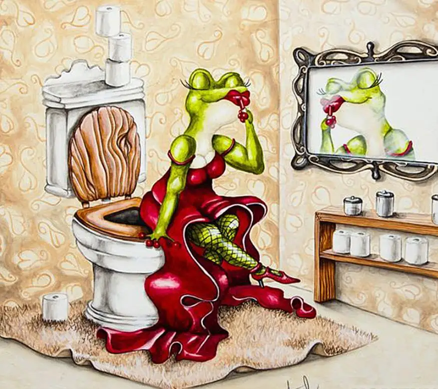 Full Square/Round Drill 5D DIY Diamond Painting "Frog toilet" 3D Embroidery Cross Stitch 5D Home Decor Gift
Full Square/Round Drill 5D DIY Diamond Painting "Frog toilet" 3D Embroidery Cross Stitch 5D Home Decor Gift