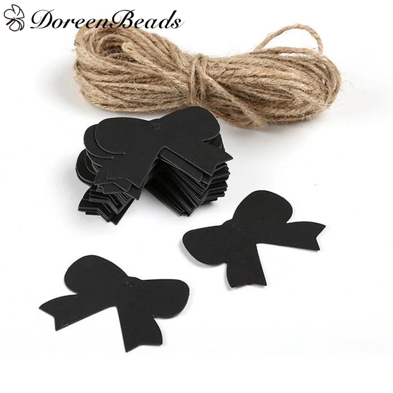 DoreenBeads Label Tags Paper Black Bowknot Pattern Garment Tag Bags Shoes 49mm(1 7/8") x 41mm(1 5/8"), 10 PCs
DoreenBeads Label Tags Paper Black Bowknot Pattern Garment Tag Bags Shoes 49mm(1 7/8") x 41mm(1 5/8"), 10 PCs