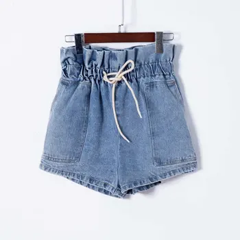 2020 Western Style Spring New Arrival High Waisted Denim Shorts With Large Pockets Fashion Short Jeans Feminina Free Shipping
2020 Western Style Spring New Arrival High Waisted Denim Shorts With Large Pockets Fashion Short Jeans Feminina Free Shipping