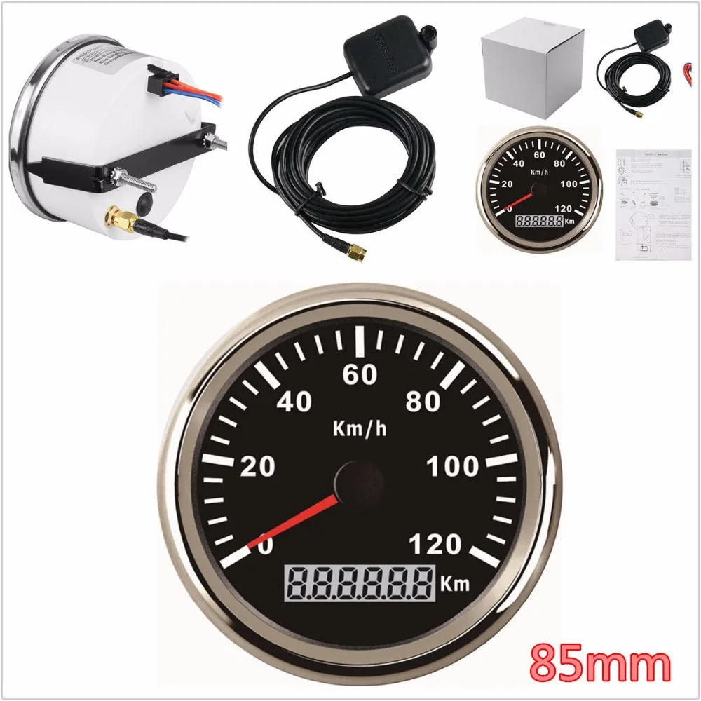 New 85mm GPS Speedometer 120/200KM/H IP67 Waterproof Speed Gauge for Car Truck SUV With Backlight 9-32V With Red Backlight
New 85mm GPS Speedometer 120/200KM/H IP67 Waterproof Speed Gauge for Car Truck SUV With Backlight 9-32V With Red Backlight