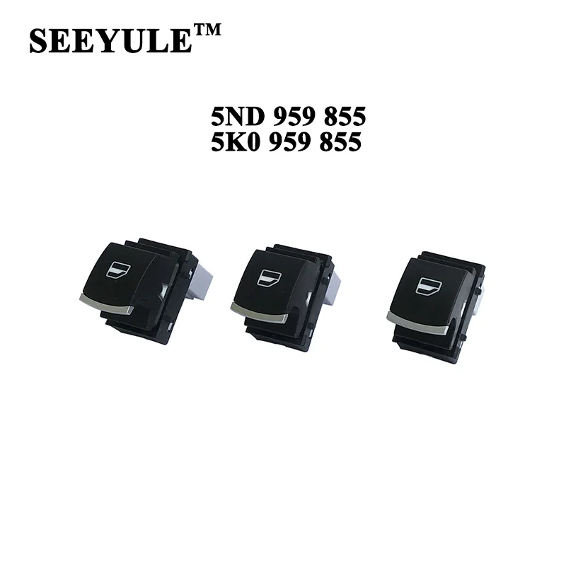 1set/3pcs SEEYULE 5ND 959 855 Car Window Lifter Switch for VW Jetta/Golf MK5 6/Touran Caddy/Passat B6/CC/Tiguan/EOS 5K0 959 855
1set/3pcs SEEYULE 5ND 959 855 Car Window Lifter Switch for VW Jetta/Golf MK5 6/Touran Caddy/Passat B6/CC/Tiguan/EOS 5K0 959 855