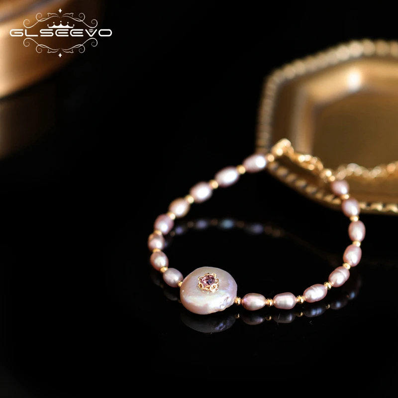 GLSEEVO Handmade Natural Fresh Water Baroque Pearl Adjustable Bracelet For Women Party Jewellery Armbanden Voor Vrouwen GB0125
GLSEEVO Handmade Natural Fresh Water Baroque Pearl Adjustable Bracelet For Women Party Jewellery Armbanden Voor Vrouwen GB0125
