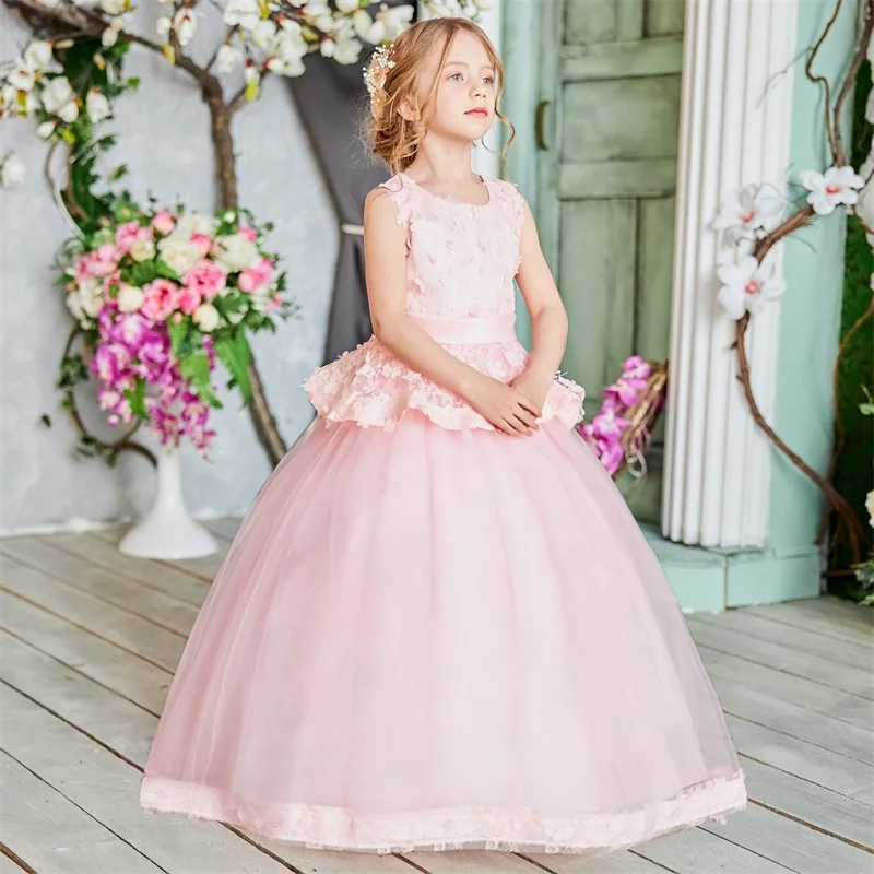 Flower Girls Cake Dress for Wedding Kids Princess Pageant Party Ball Gown Children First Holy Communion Dresses 10 12 14 Years
Flower Girls Cake Dress for Wedding Kids Princess Pageant Party Ball Gown Children First Holy Communion Dresses 10 12 14 Years