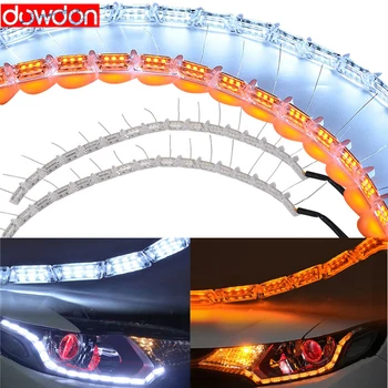 2pcs/lot12V Car Daytime Running Light 16 LEDs Headlight Tear Eye Strip Fog Turn Signal Light
2pcs/lot12V Car Daytime Running Light 16 LEDs Headlight Tear Eye Strip Fog Turn Signal Light