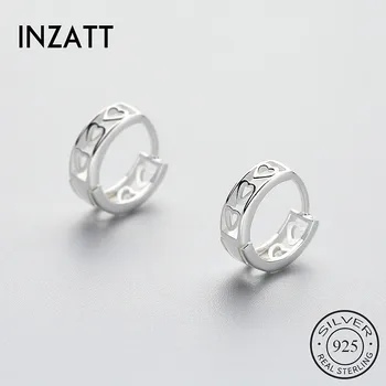 INZATT Minimalist Heart Hoop Earrings For Charm Women Wedding Party Real 925 Sterling Silver Fine Jewelry 2018 Gift
INZATT Minimalist Heart Hoop Earrings For Charm Women Wedding Party Real 925 Sterling Silver Fine Jewelry 2018 Gift