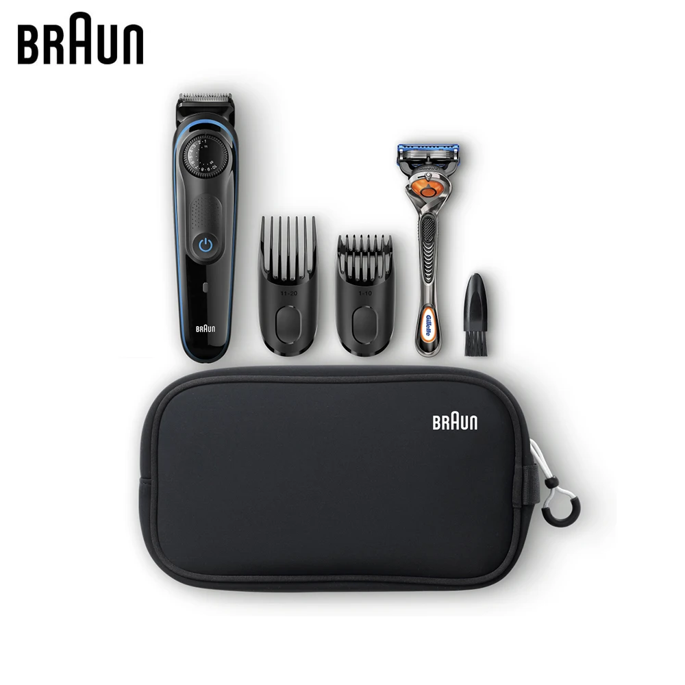 braun hair clipper and beard trimmer