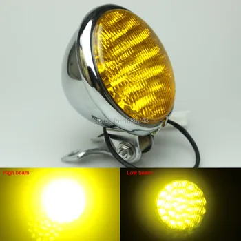 12V Universal 5" 30 Led Motorcycle Headlight Front Light Chrome Head Light Lamp Fits For Harley Dyna Bobber Chopper Cafe Racer
12V Universal 5" 30 Led Motorcycle Headlight Front Light Chrome Head Light Lamp Fits For Harley Dyna Bobber Chopper Cafe Racer