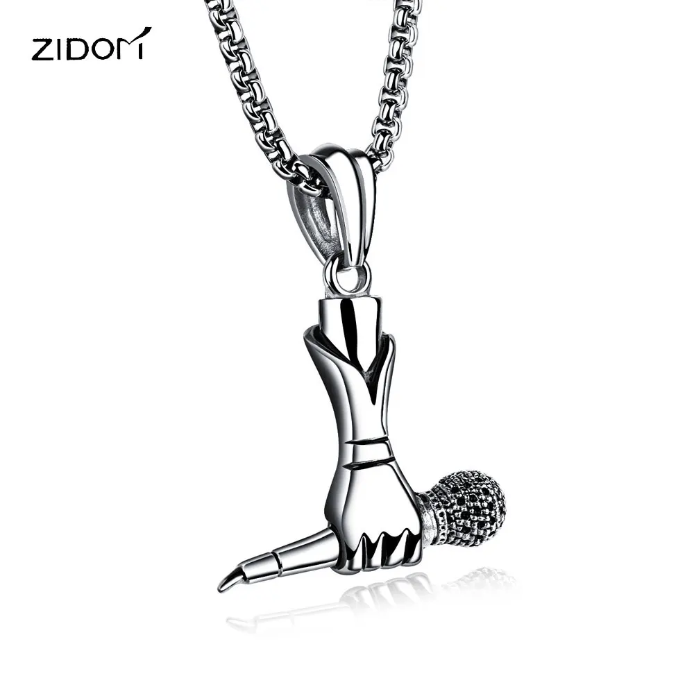 2018 new arrived Stainless Steel Hiphop/rock Holding a microphone shape pendant fashion Creative men necklaces jewelry gifts
2018 new arrived Stainless Steel Hiphop/rock Holding a microphone shape pendant fashion Creative men necklaces jewelry gifts