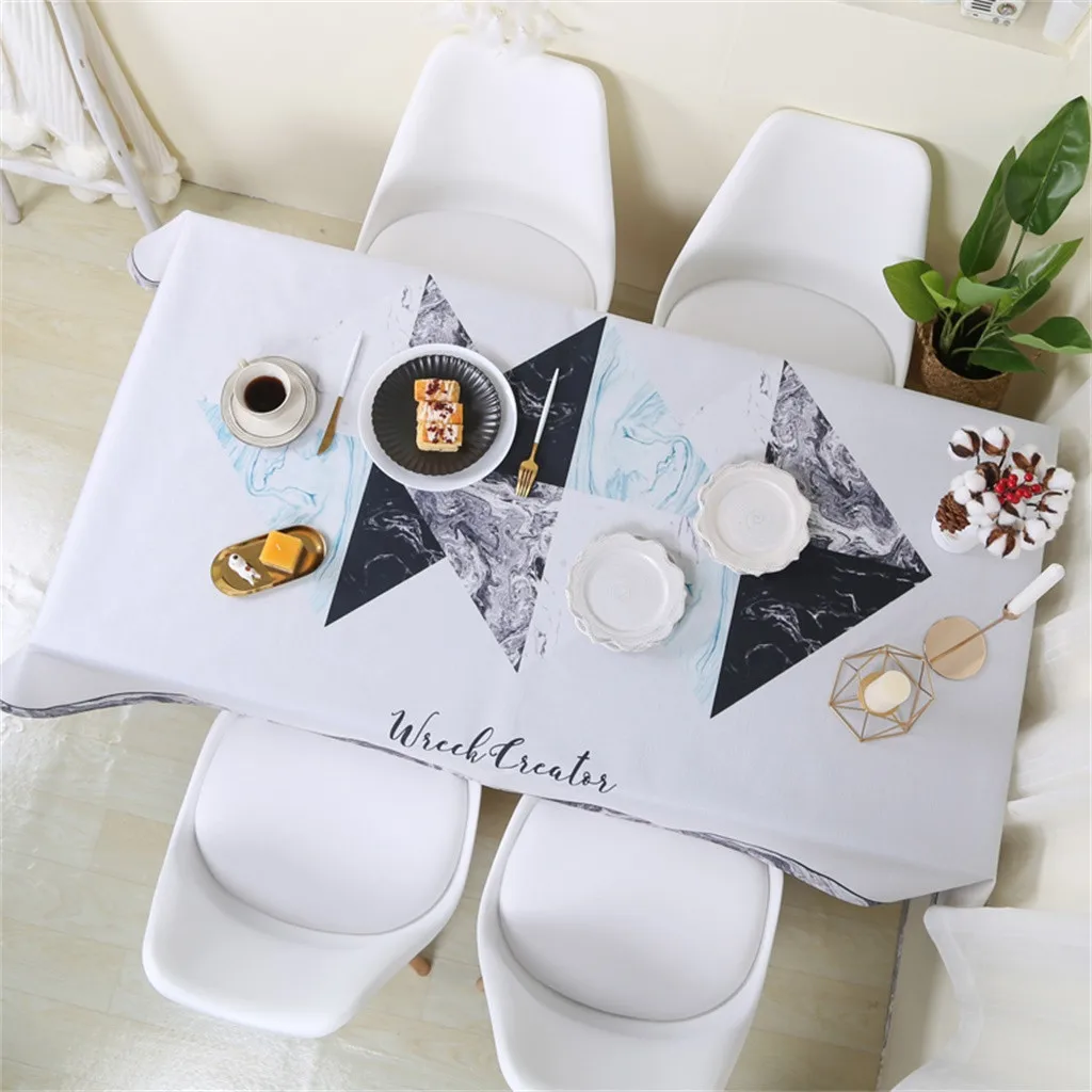 Colorful Cute Rectangular Tablecloths Polyester Cotton Waterproof Table Chair Cover Modern Brand Home Decor Table Cloth Oilproof
Colorful Cute Rectangular Tablecloths Polyester Cotton Waterproof Table Chair Cover Modern Brand Home Decor Table Cloth Oilproof