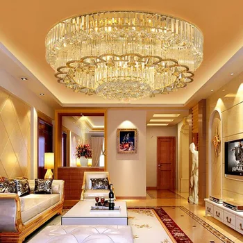 Crystal lamp living room lights atmospheric luxury golden round crystal ceiling lamp led bedroom lamp lighting lamps fixture
Crystal lamp living room lights atmospheric luxury golden round crystal ceiling lamp led bedroom lamp lighting lamps fixture