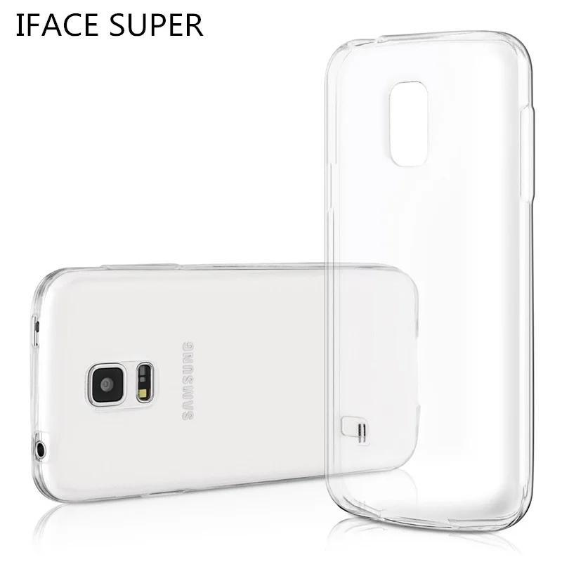 

For Samsung Galaxy S5 mini Case Transparent Clear Soft TPU Case Samsung Galaxy S5mini SM-G800F G800 Silicone Cover 4.5 inch