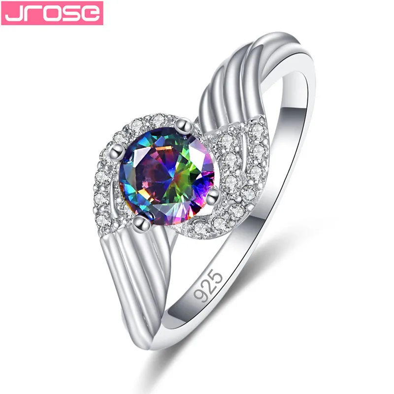 JROSE Silver Color Wedding Rings For Women Round Zircon Wing Shape Jewelry Bague Bijoux Femme Engagement Bands Accessories
JROSE Silver Color Wedding Rings For Women Round Zircon Wing Shape Jewelry Bague Bijoux Femme Engagement Bands Accessories