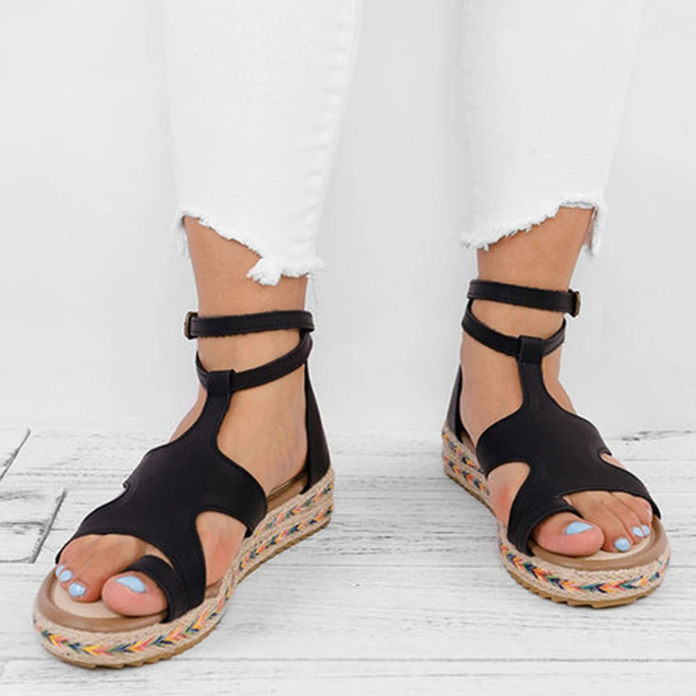 Women Sandals Fashion Gladiator Sandals For Women Summer Wedge Shoes Female Flat Platform Sandals Rome Sandalia Feminina P25
Women Sandals Fashion Gladiator Sandals For Women Summer Wedge Shoes Female Flat Platform Sandals Rome Sandalia Feminina P25