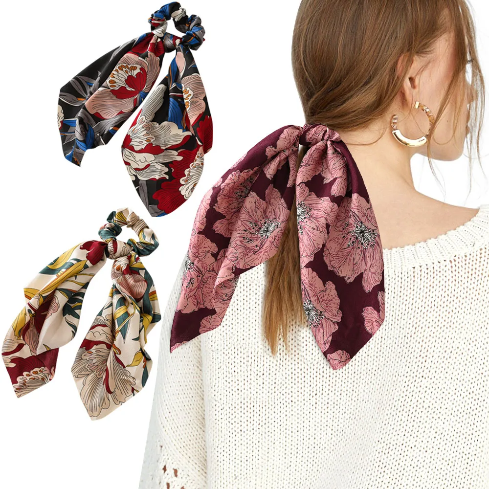 2019 New Fashion Women Hair Ribbon Scrunchie Ponytail Floral Hair Scarf Bow Elastic Hairband Multi-Function Hair Accessories
2019 New Fashion Women Hair Ribbon Scrunchie Ponytail Floral Hair Scarf Bow Elastic Hairband Multi-Function Hair Accessories
