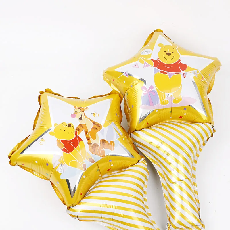 30pcs Disney foil balloons Winnie Bear Handheld Balloon The Pooh Stick Globos Birthday Party Decorations Kids Toys Air Baloes
30pcs Disney foil balloons Winnie Bear Handheld Balloon The Pooh Stick Globos Birthday Party Decorations Kids Toys Air Baloes