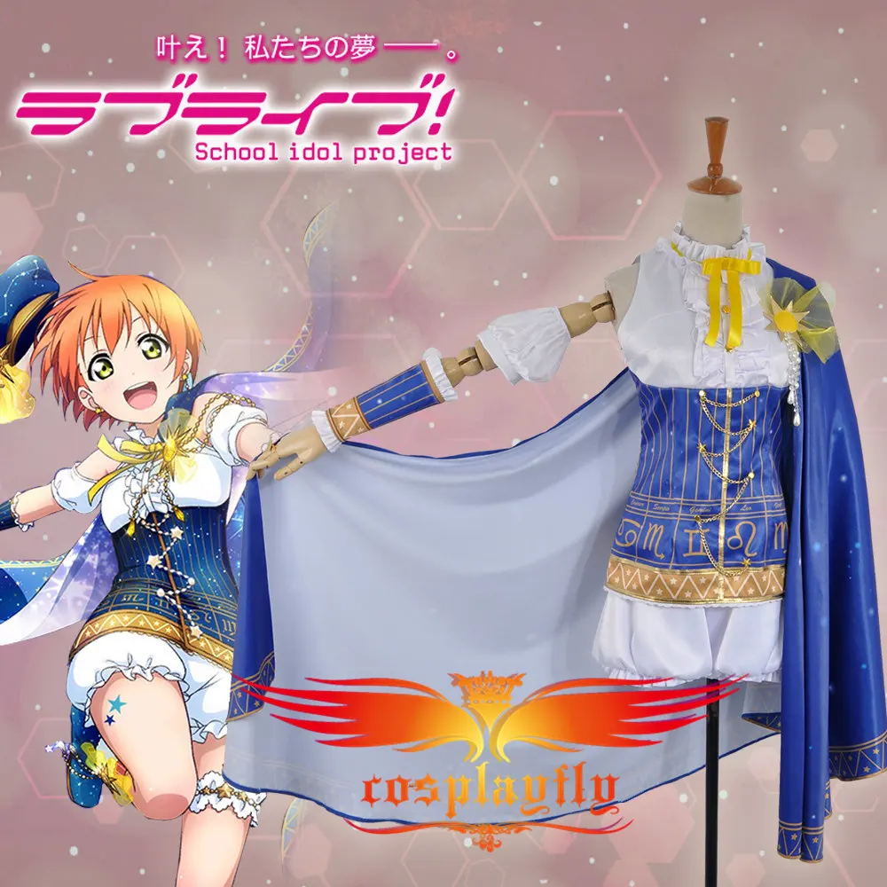 Love Live! Hoshizora Rin Scorpio Dress Constellation Awakening Cosplay Costume Dress Women Sexy Sleeveless Skirt Hairpin Cloaks
Love Live! Hoshizora Rin Scorpio Dress Constellation Awakening Cosplay Costume Dress Women Sexy Sleeveless Skirt Hairpin Cloaks