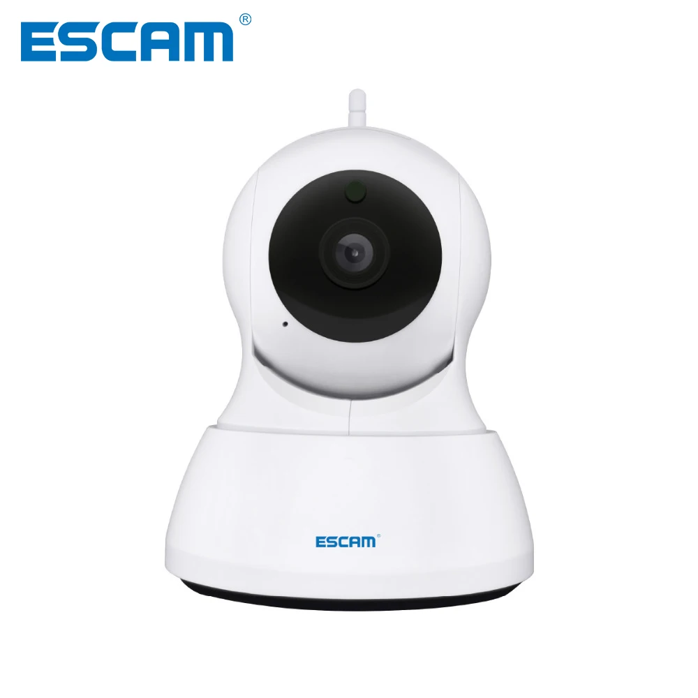 

ESCAM QF007 720P 1MP Dual Antenna Pan/Tilt ONVIF WiFi Indoor IP IR Surveillance Cameras CCTV Day Night Video Monitor Mini Cam