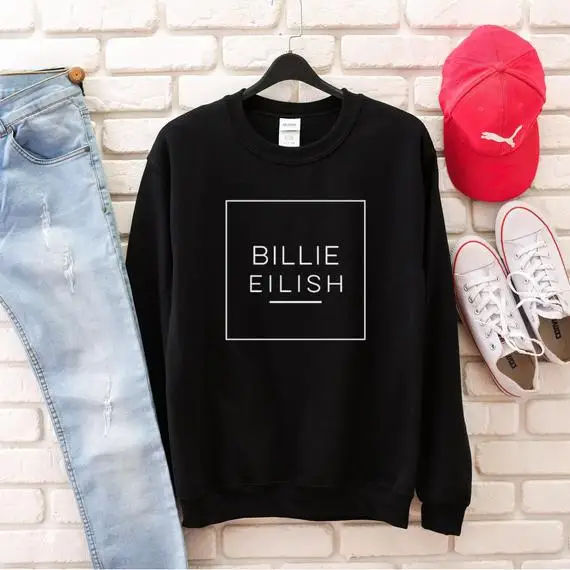 Sugarbaby Billie Eilish Sweatshirt Crew Neck Fashion Jumper Long Sleeve Tumblr Casual Tops Hipster Fashion Tops High quality Top
Sugarbaby Billie Eilish Sweatshirt Crew Neck Fashion Jumper Long Sleeve Tumblr Casual Tops Hipster Fashion Tops High quality Top