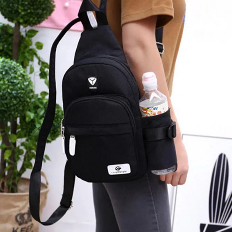 rucksack with bottle holder
