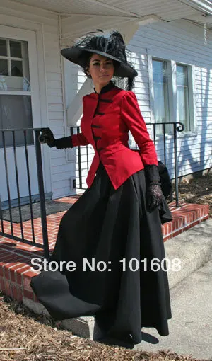 1860S Victorian Corset Gothic/Civil War Southern Belle Ball Gown Dress Halloween dresses US 4-16 V-1260
1860S Victorian Corset Gothic/Civil War Southern Belle Ball Gown Dress Halloween dresses US 4-16 V-1260