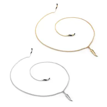 New Unisex Glasses Chain Feather Metal Strap Lanyard Fashion Pendant Exquisite Sunglasses Rope For Reading Glasses Eyewear Cord
New Unisex Glasses Chain Feather Metal Strap Lanyard Fashion Pendant Exquisite Sunglasses Rope For Reading Glasses Eyewear Cord