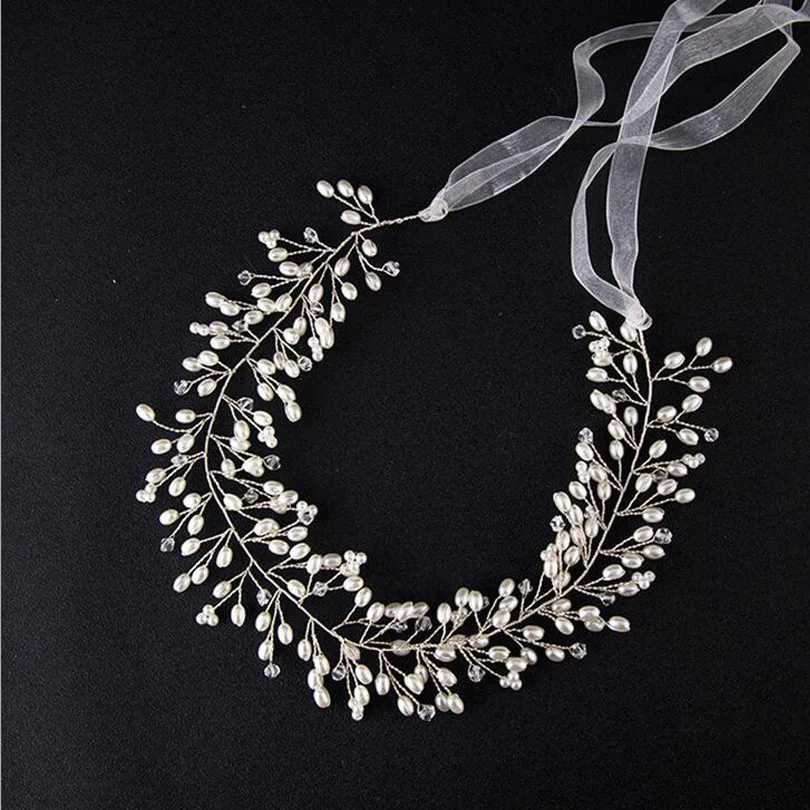 Hair Jewelry 100% Handmade Bridal Hair Piece Women Simulated-pearl DIY Pricess Wedding Tiaras Crown Accessories Ribbon Jewelry
Hair Jewelry 100% Handmade Bridal Hair Piece Women Simulated-pearl DIY Pricess Wedding Tiaras Crown Accessories Ribbon Jewelry