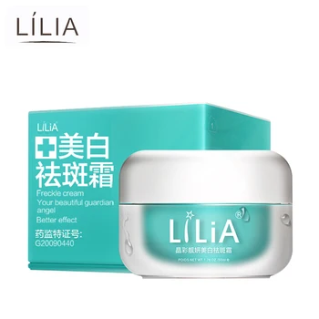 LILIA Powerful Herbal Whitening Freckle Cream Moisturizing Remove Melasma Acne Spots Pigment Melanin Dark Spots Face Care Cream
LILIA Powerful Herbal Whitening Freckle Cream Moisturizing Remove Melasma Acne Spots Pigment Melanin Dark Spots Face Care Cream
