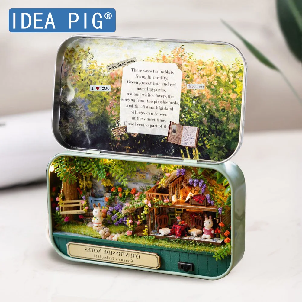 3D Wooden Toys DIY Mini House Doll Handmade Box Theatre Dollhouse Miniature Box Assemble Kits Gift Toys for Children Men Women
3D Wooden Toys DIY Mini House Doll Handmade Box Theatre Dollhouse Miniature Box Assemble Kits Gift Toys for Children Men Women