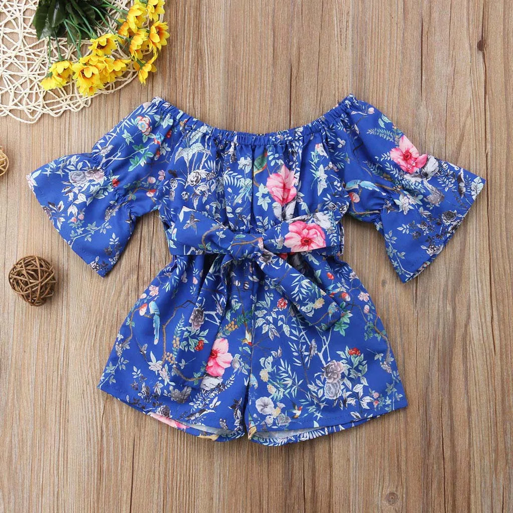 MUQGEW Infant Toddler Baby Clothes Girls Summer Romper Off Shoulder Floral Print Bow Romper Jumpsuit Outfits roupa infantil 2019
MUQGEW Infant Toddler Baby Clothes Girls Summer Romper Off Shoulder Floral Print Bow Romper Jumpsuit Outfits roupa infantil 2019