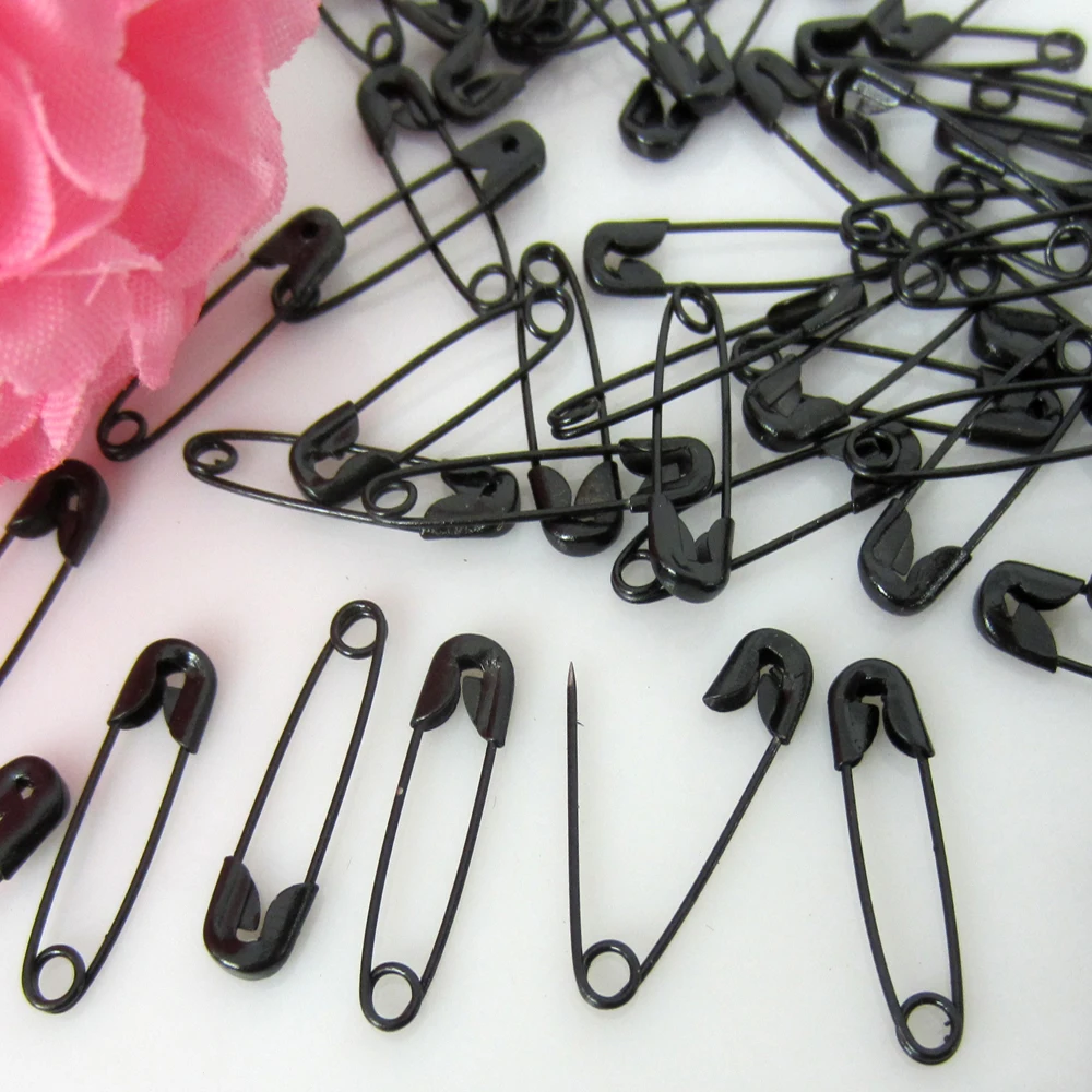 200Pcs Alloy black small safety pins findings brooch sewing tool knitting stitch marker tag pins clips DIY Craft Supplies 5x18mm
200Pcs Alloy black small safety pins findings brooch sewing tool knitting stitch marker tag pins clips DIY Craft Supplies 5x18mm