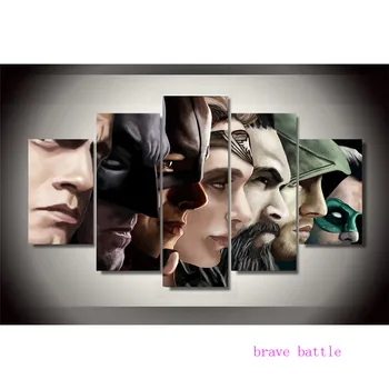 Superman Batman Arrow Wonder Woman 5 Pieces Canvas Painting Print Living Room Home Decor Modern Wall Art Oil Painting
Superman Batman Arrow Wonder Woman 5 Pieces Canvas Painting Print Living Room Home Decor Modern Wall Art Oil Painting