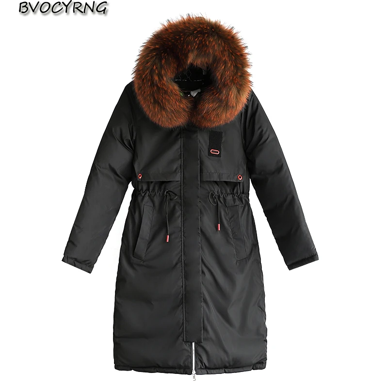Warm Big Fur Hooded Coat Winter Jacket Woman 2018 Fashion Wear on Both Sides Down Cotton Parka Female Plus Size Long Outwear
Warm Big Fur Hooded Coat Winter Jacket Woman 2018 Fashion Wear on Both Sides Down Cotton Parka Female Plus Size Long Outwear