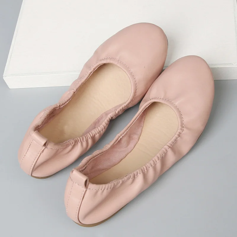 Vogue Soft Sole Pink Ballet Flats Women Slip On Women Loafers Elegant Ballets Shoes Women SWC0088
Vogue Soft Sole Pink Ballet Flats Women Slip On Women Loafers Elegant Ballets Shoes Women SWC0088
