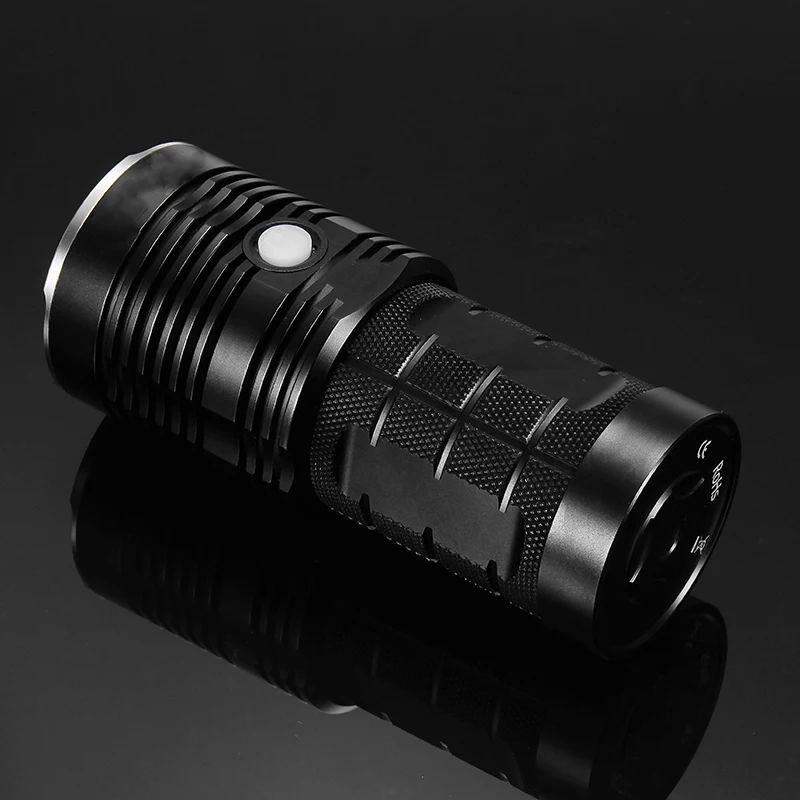 JIGUOOR Q8 4x XP-L 5000LM Powerful Professional Multiple Operation Procedure 18650 Super Bright LED Flashlight IPX-8 Waterproof
JIGUOOR Q8 4x XP-L 5000LM Powerful Professional Multiple Operation Procedure 18650 Super Bright LED Flashlight IPX-8 Waterproof