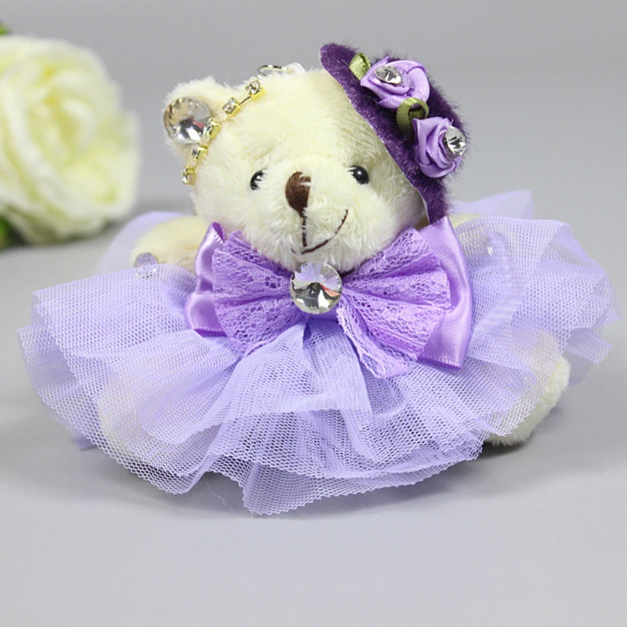 18CM Wedding Dress Bear Plush Doll Bag Pendant Creative Wedding Gift Lovely Girl Doll Toy
18CM Wedding Dress Bear Plush Doll Bag Pendant Creative Wedding Gift Lovely Girl Doll Toy