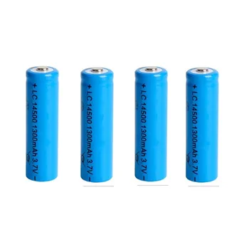 4 PCS/LOT AA 14500 battery 1300mah 3.7 V lithium ion rechargeable batteries and LED flashlight Free shipping
4 PCS/LOT AA 14500 battery 1300mah 3.7 V lithium ion rechargeable batteries and LED flashlight Free shipping