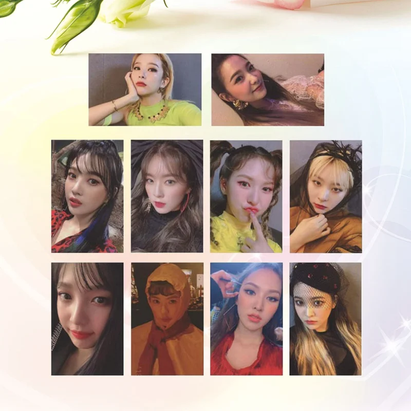 10Pcs/Set Youpop KPOP Red Velvet BAD BOY Album Photo Card Hip Hop Self Made Paper Cards Autograph Photocard
10Pcs/Set Youpop KPOP Red Velvet BAD BOY Album Photo Card Hip Hop Self Made Paper Cards Autograph Photocard