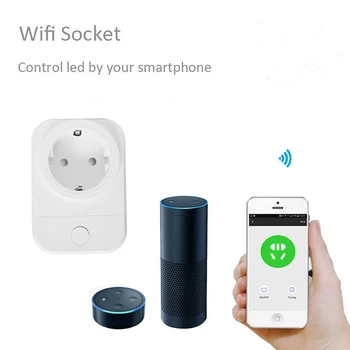 New Wifi Smart Socket EU/UK/FR Power Plug Mobile APP Remote Control Smart Plug USB Output Works with Amazon Alexa Google Home
New Wifi Smart Socket EU/UK/FR Power Plug Mobile APP Remote Control Smart Plug USB Output Works with Amazon Alexa Google Home