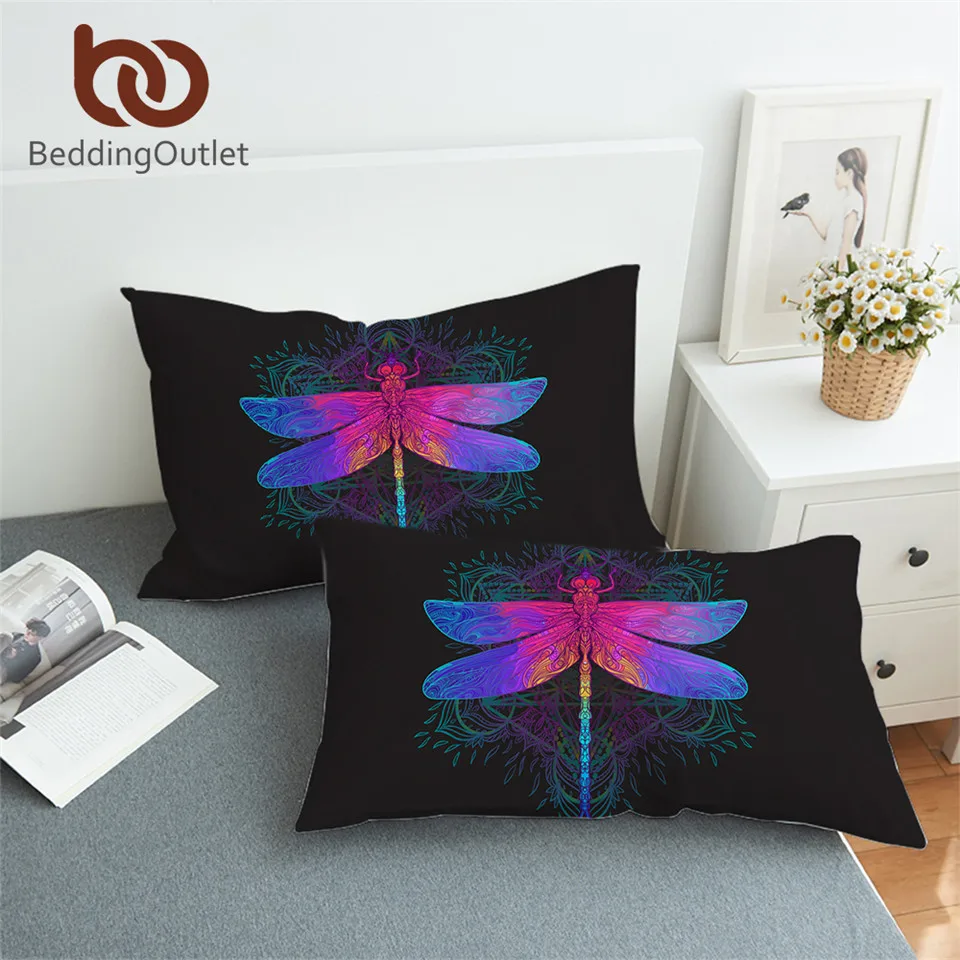 BeddingOutlet Dragonfly Mandala Pillowcase Colorful Pillow Case Purple Pink Insect Printed Bedding 2pcs Pillow Cover 50cmx75cm
BeddingOutlet Dragonfly Mandala Pillowcase Colorful Pillow Case Purple Pink Insect Printed Bedding 2pcs Pillow Cover 50cmx75cm