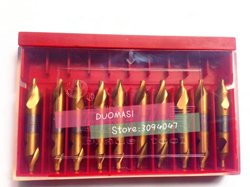 2.5*6.0mm petiole 10pcs/set HSS 60 degrees High quality Titanium coating Spiral Groove Center drill Free shipping
2.5*6.0mm petiole 10pcs/set HSS 60 degrees High quality Titanium coating Spiral Groove Center drill Free shipping