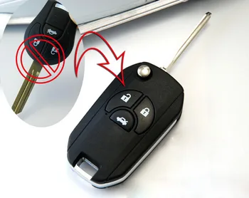 Car key Blanks Case 3 Buttons For Nissan Modified Flip Folding Remote Key Shell 
Car key Blanks Case 3 Buttons For Nissan Modified Flip Folding Remote Key Shell