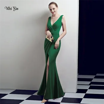 weiyin 2020 New Arrival Green Long Prom Dresses Mermaid Evening Dress Women Party Gown Sexy High Slit Backless WY1029
weiyin 2020 New Arrival Green Long Prom Dresses Mermaid Evening Dress Women Party Gown Sexy High Slit Backless WY1029
