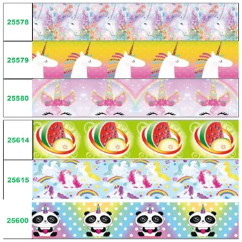 34designs 22mm New cartoon Unicorn Printed grosgrain ribbon 50Yards/rolls RBB08-1
34designs 22mm New cartoon Unicorn Printed grosgrain ribbon 50Yards/rolls RBB08-1